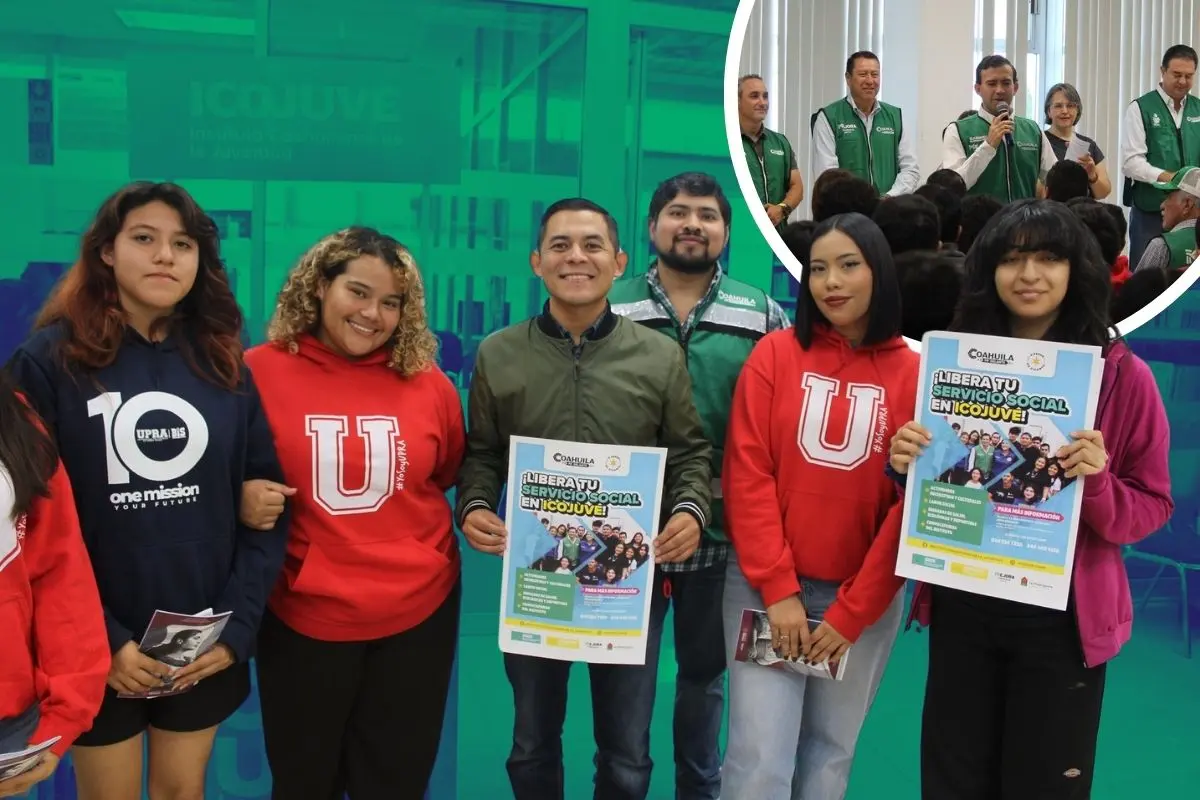Brigadas de Mejora Juventud llegan a Ramos Arizpe a beneficiar a universitarios / Foto: Mejora Coahuila | UPRA | Canva