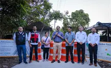 David de la Peña entrega vialidad en La Cieneguilla