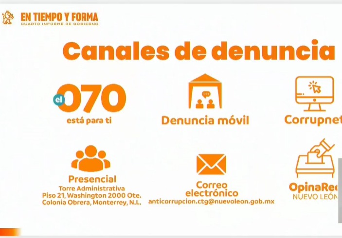 Fortalecen canales de denuncia Fortalecen canales de denuncia