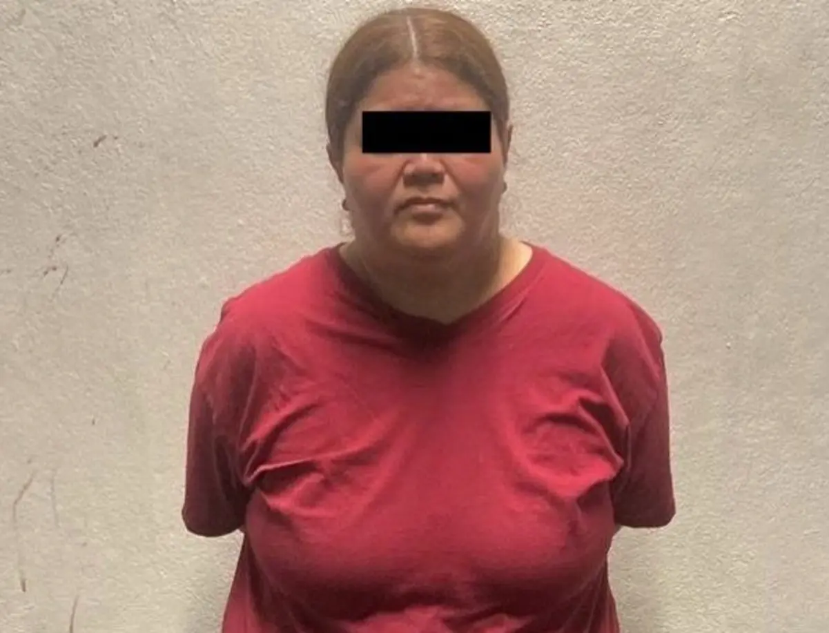 La mujer se desempeñaba como trabajadora doméstica y era señalada por su ex patrón de haber realizado presuntos robos tipo hormiga en donde trabajaba. Foto: Policía de San Pedro Garza García.