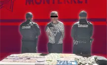 Cae presunto narcomenudista en Monterrey con diversas bolsas de droga