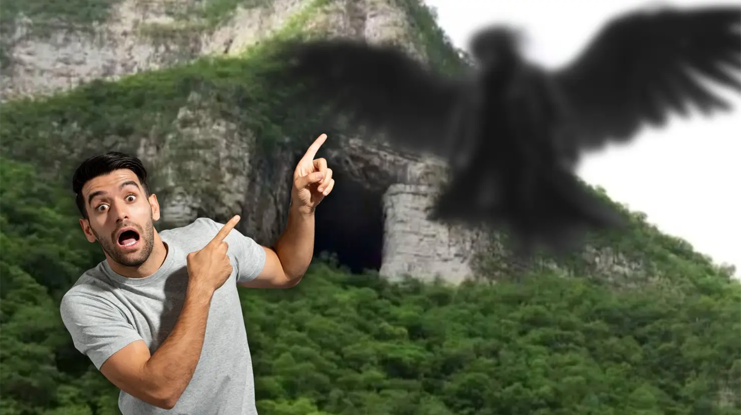 Describen al hombre pájaro como un ser de gran altura, con movimientos ágiles Foto: Canva