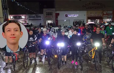 Así fue la rodada en honor de Carlos Emilio, joven de Durango desaparecido en Mazatlán
