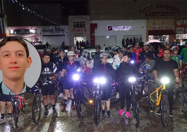 Así fue la rodada en honor de Carlos Emilio, joven de Durango desaparecido en Mazatlán