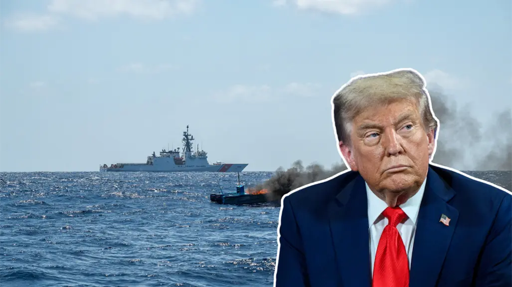 EU destruye submarino en el Caribe con drogas, confirma Donald Trump; hay dos sobrevivientes