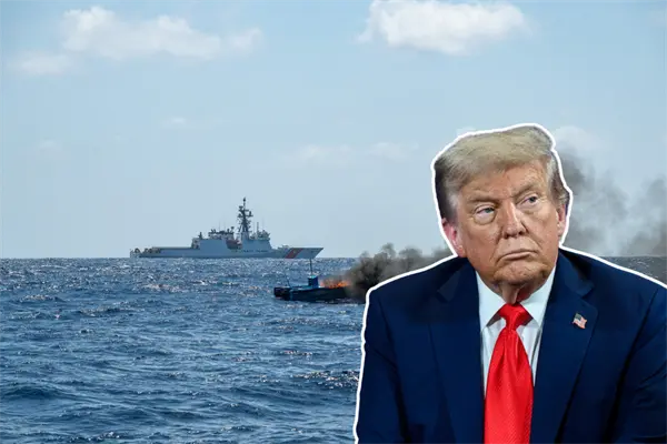 EU destruye submarino en el Caribe que presuntamente llevaba drogas, confirma Donald Trump