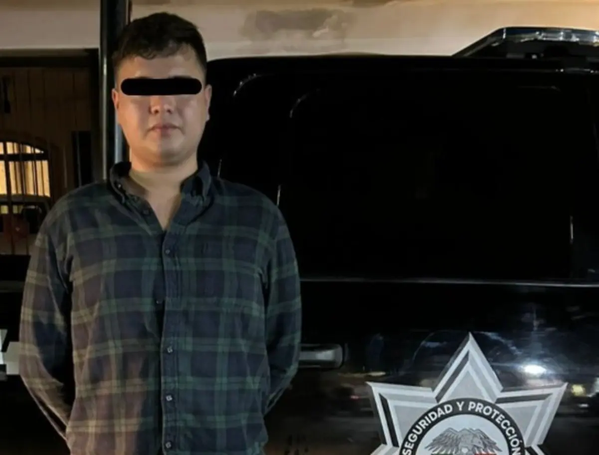 El hombre fue denunciado por exhibicionismo en la vía pública. Foto: Policía de Monterrey.