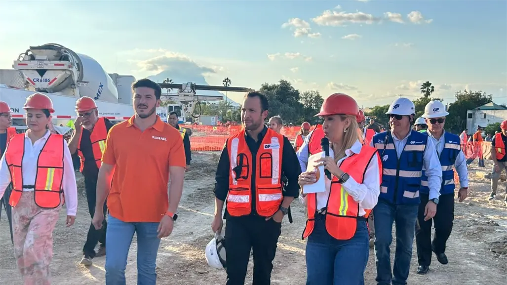 Samuel García supervisa la obra del nuevo Hospital Infantil en Guadalupe para mejorar atención pediátrica en Nuevo León