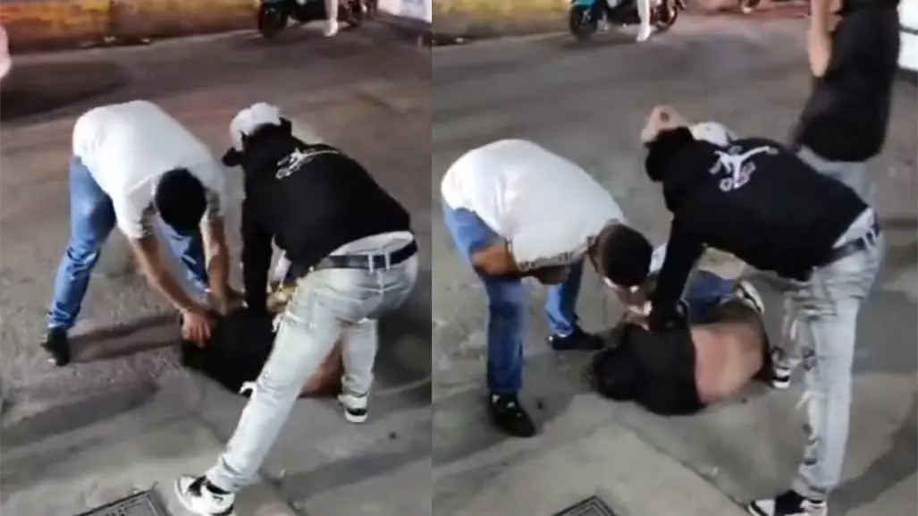 VIDEO | Vecinos de Ecatepec atrapan a ladrón lo golpean y la policía logra rescatarlo vivo