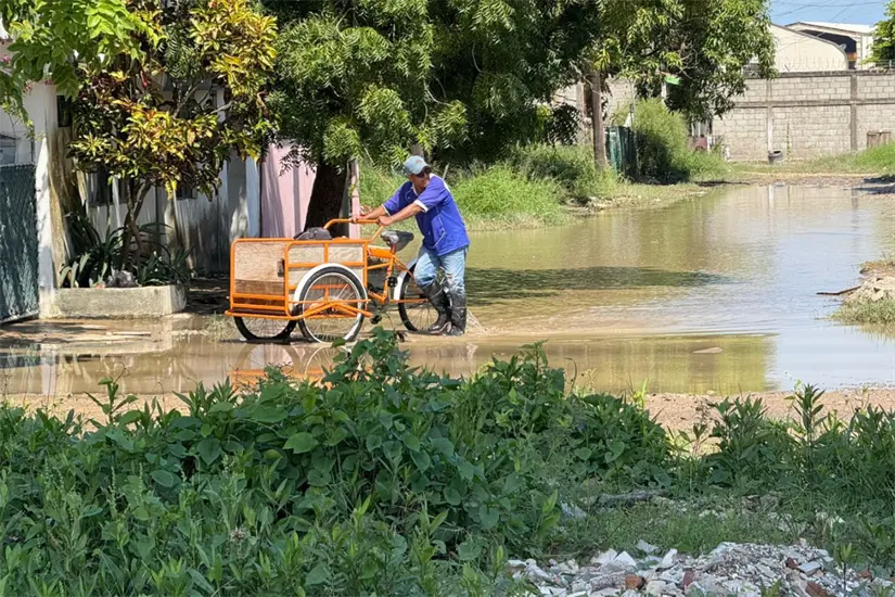 Sectores con riesgo a inundación | Foto: FB