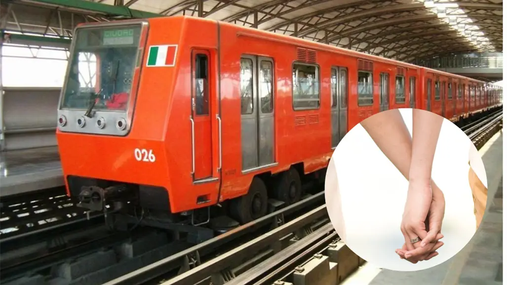 Usuarios del Metro CDMX se realizan tocamientos indebidos y son exhibidos en redes sociales