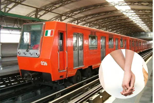 Usuarios del Metro CDMX se realizan tocamientos indebidos y son exhibidos en redes sociales
