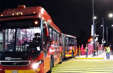 Estas Líneas del Metrobús CDMX tendrá horario nocturno los fines de semana