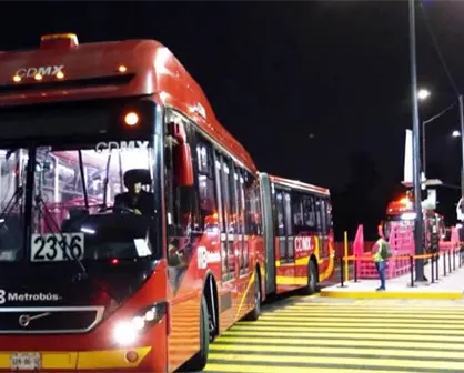 Estas Líneas del Metrobús CDMX tendrá horario nocturno los fines de semana