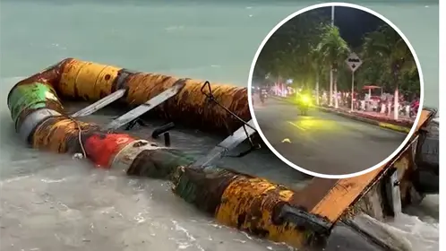 VIDEO | Balseros cubanos arriban a Celestún: así se captó la llegada de los 21 migrantes a las costas de Yucatán
