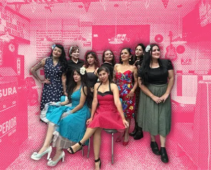 ¿Moda retro en Monterrey? Así es como las Pinup Girls Regias reviven los años 40 y 50