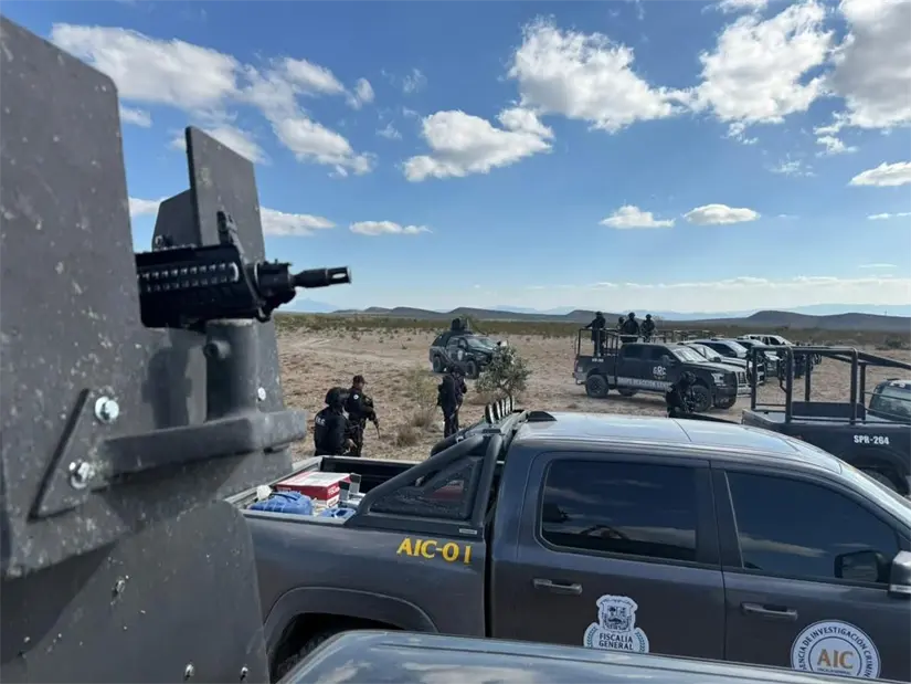 Operativo de Coahuila repelieron la agresión en los limites çon Nuevo León / Foto: Gobierno de Coahuila