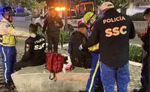 Patrulla de la CDMX es embestida en la Doctores; dos policías resultan lesionados