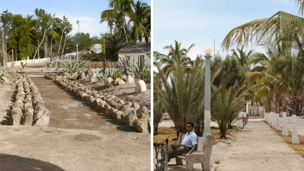 Así lucía el Parque Cuauhtémoc en La Paz, BCS en la década de los 40s