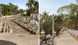 Así lucía el Parque Cuauhtémoc en La Paz, BCS en la década de los 40s