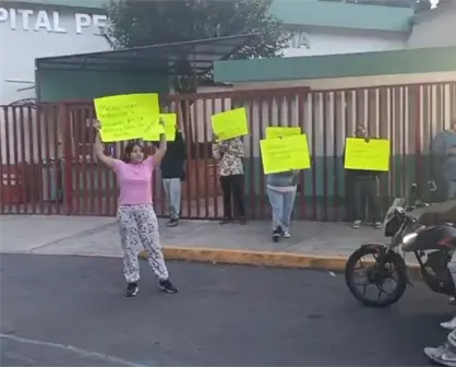 Bloquean avenida Legaria por presunta negligencia médica en el caso de un niño de 4 años