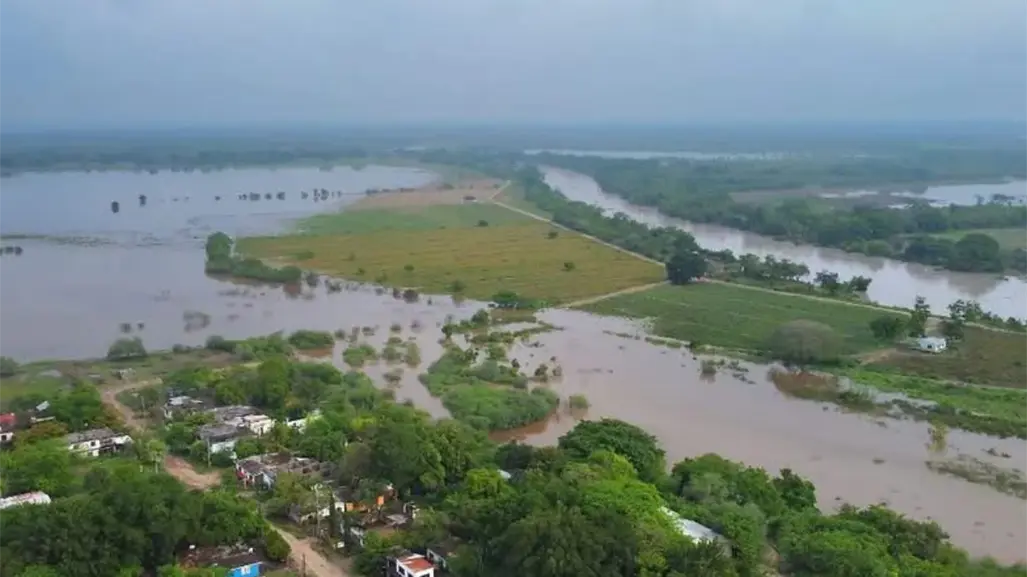 Por creciente del Pánuco, preparan rutas alternas entre Tamaulipas y Veracruz