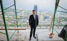 Samuel García supervisa avances en la construcción del nuevo Cuartel General de Fuerza Civil