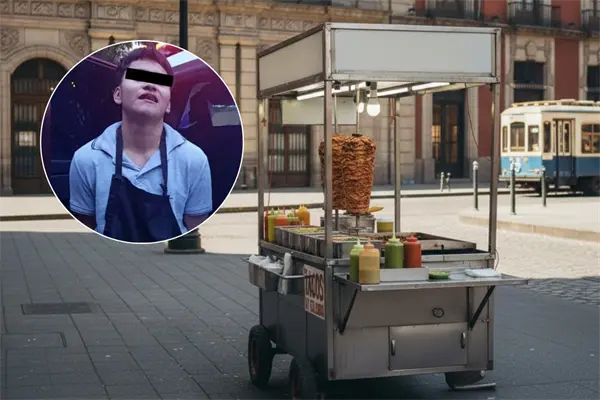 VIDEO | Momento exacto en que un joven taquero asesina a su compañero de origen venezolano en CDMX