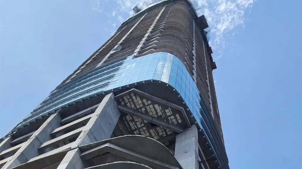 Torre Rise de Monterrey sigue creciendo, ¿cuál es el nivel que llevan de construcción?