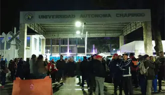 Trabajadores de la Universidad de Chapingo se van a paro tras explosión en comedor
