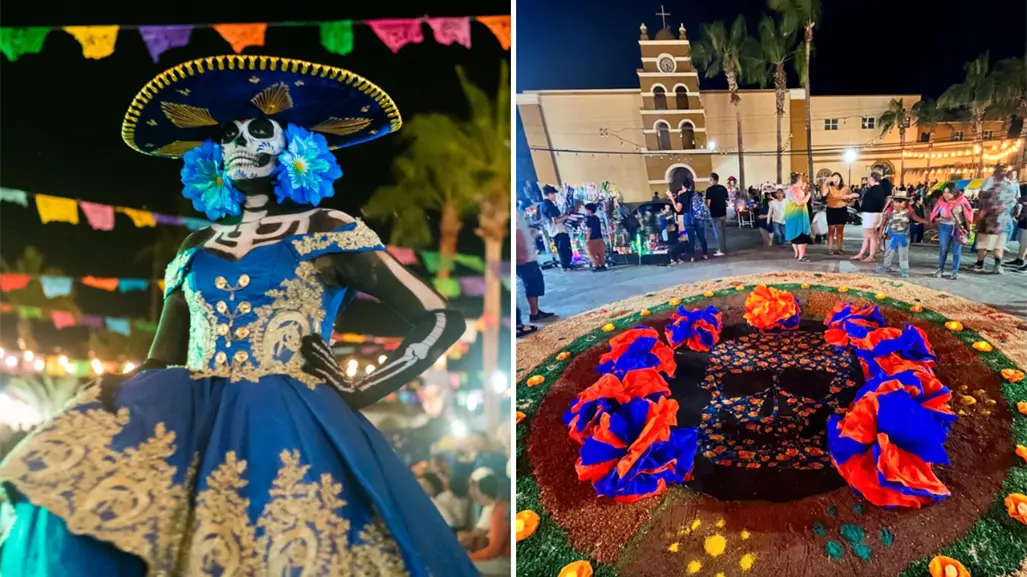El Pueblo Mágico de Todos Santos se llena de color con su tradicional Festival de Día de Muertos 2025