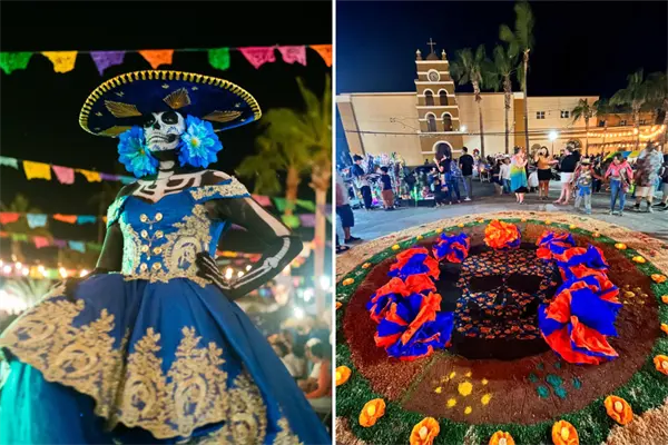 El Pueblo Mágico de Todos Santos se llena de color con su tradicional Festival de Día de Muertos 2025