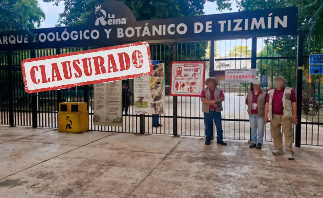 ¿Qué anomalías encontró la Profepa en el zoológico “La Reina” en Tizimín? Foto: Canva | Profepa