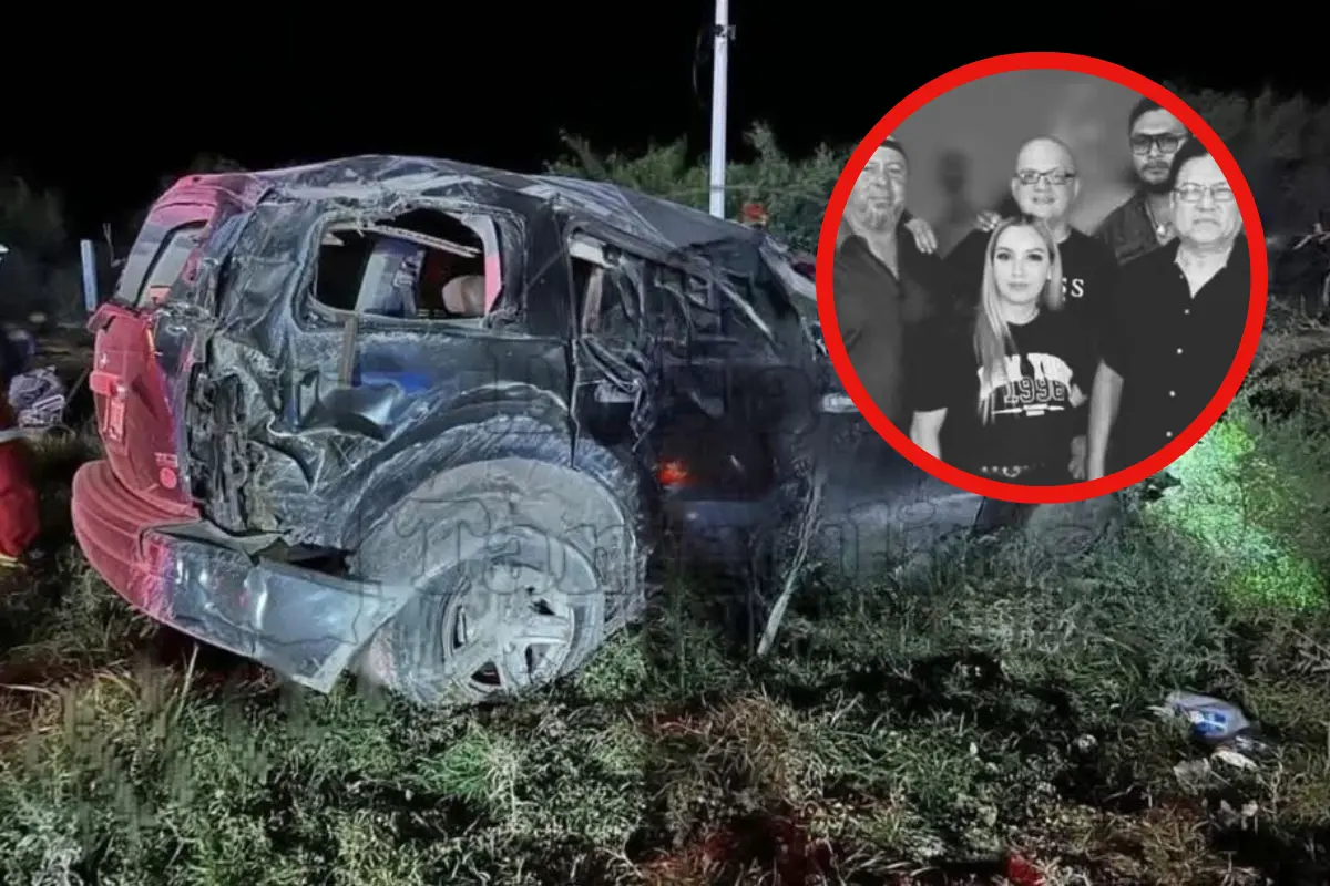 Cuatro integrantes de la banda musical ADN de Ciudad Mante murieron en un accidente en la carretera federal 57, con tres más gravemente heridos.