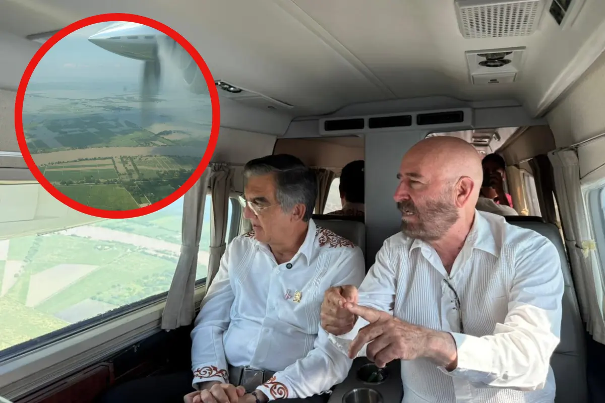 El gobernador Américo Villarreal realizó un sobrevuelo para supervisar la creciente del río Pánuco y coordinar atención en Tamaulipas.