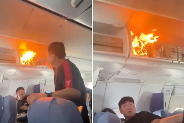 Incendio en vuelo de Air China obliga a aterrizaje de emergencia en Shanghái