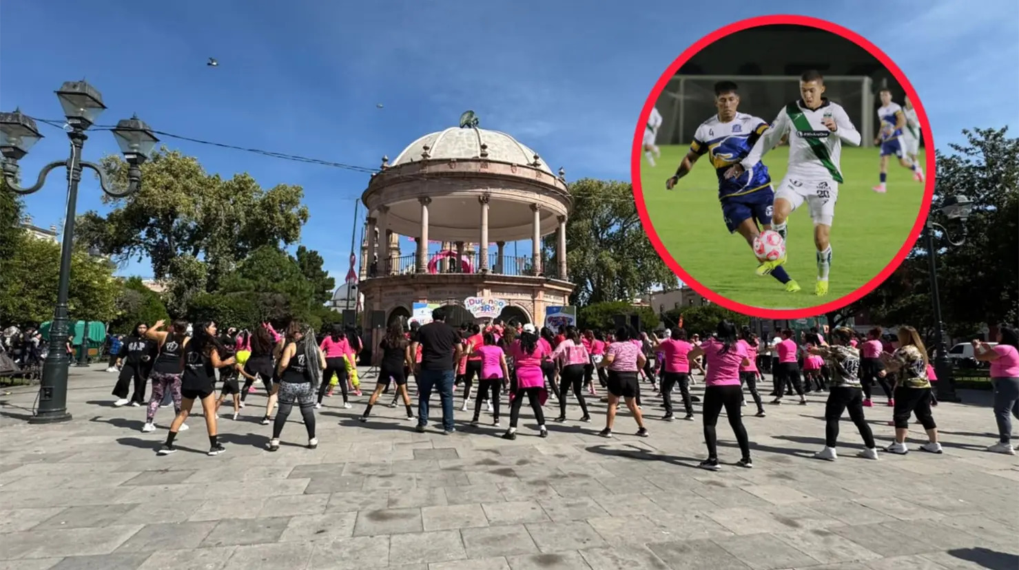 Foto: Brenda García / Cortesía | El equipo de Alacranes de Durango convivirán con los paseantes de este 19 de octubre en Durango de Rol.