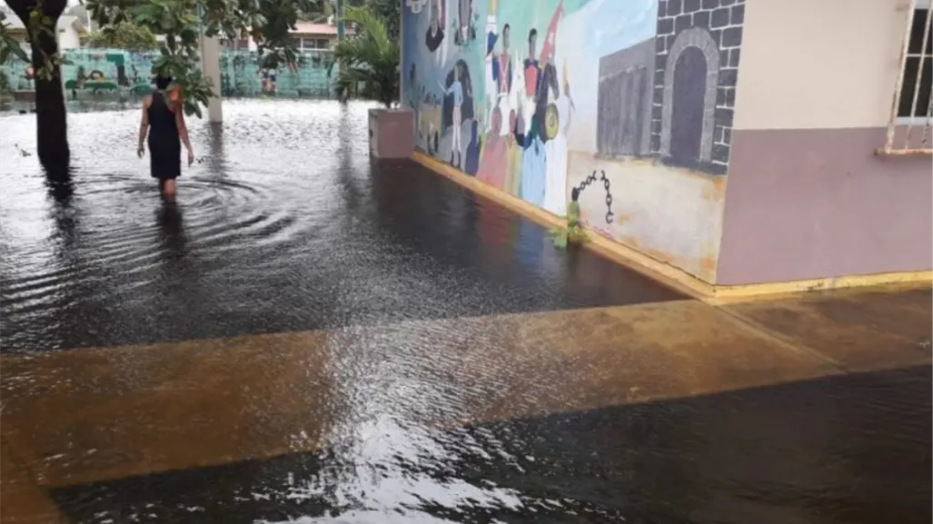 Diez escuelas cerradas en el sur de Tamaulipas por inundaciones; su apertura será gradual