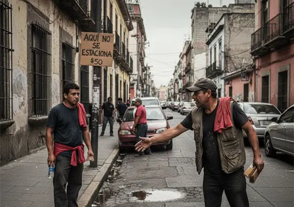 VIDEO | Usuario exhibe a franeleros que cobran por usar estacionamiento del Auditorio Nacional