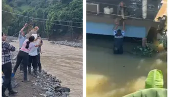 VIDEO | ¡Héroes Sin Capa! Civiles y Protección Civil rescatan perritos en inundaciones