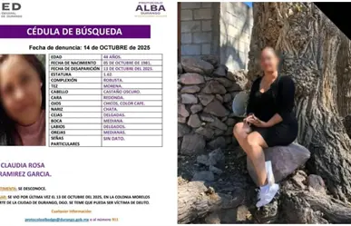 ¿Qué le pasó a la maestra de Durango que desapareció varios días y fue encontrada en la sierra?