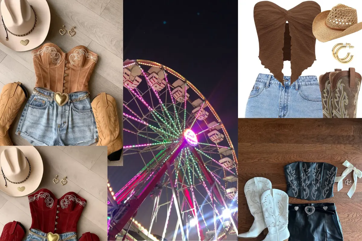 Conoce cómo elegir el outfit para la feria Tamaulipas tomando en cuenta comodidad y actividades del evento según recomendaciones de IA.Pinterest