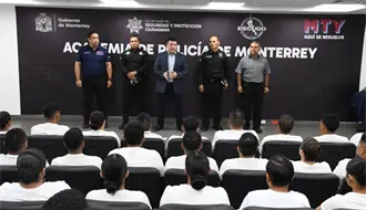 Monterrey impulsa la capacitación de 300 futuros elementos policiales