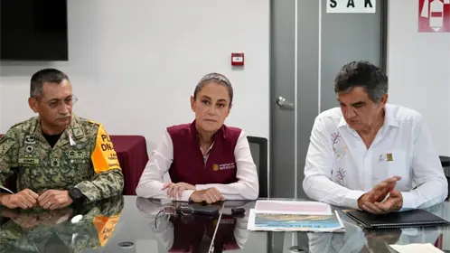 Monitorea gobierno de México crecimiento del río Pánuco, al momento no representa riesgo: Presidenta Claudia Sheinbaum