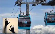 Video | Usuario atrapado en cabina del Cablebús L1 tras cierre nocturno Video | Usuario atrapado en cabina del Cablebús L1 tras cierre nocturno