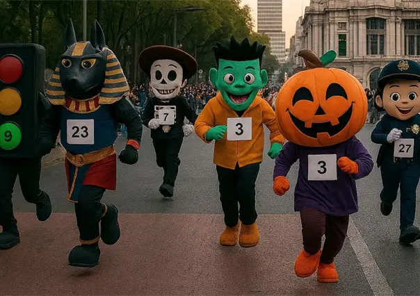 SSC organiza la primera carrera de botargas del terror en CDMX para celebrar Día de Muertos
