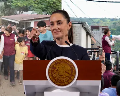 Claudia Sheinbaum supervisa apoyos en Hidalgo tras lluvias extraordinarias