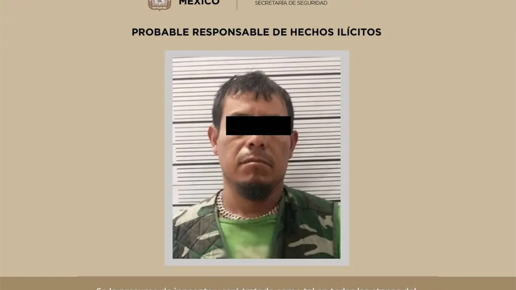 Detienen a presunto halcón de la Familia Michoacana en un municipio del Edomex