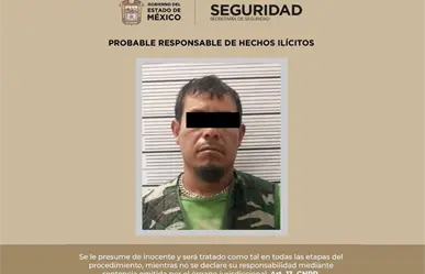 Detienen a presunto halcón de la Familia Michoacana en un municipio del Edomex