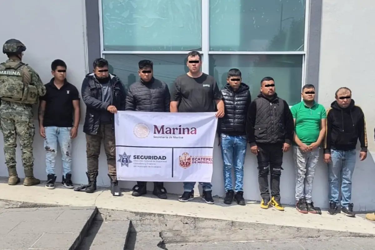 Detenidos por su presunta implicación en extorsión a conductores. Foto: X (@israellorenzana)
